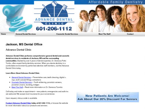 Call each doctor's office to see if he or she is accepting new patients. If so, ask for   an . who match: General Dentist Within 10 miles of Jackson, MS 39206 