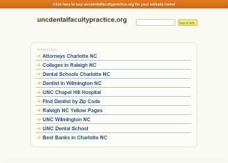 Learn more by visiting the UNC Pediatric Dentistry Clinic's Web site.  in the   conscious sedation clinic or under general anesthesia in UNC Hospitals'   operating 