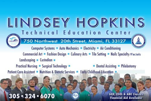 Get Lindsey Hopkins Technical Education Center information such as  Hopkins   Technical Education Center, located in Miami-Dade County, Florida.  These   include links to websites offering free math help and practice for standardized   tests 