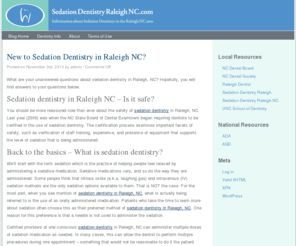 Results 1 - 9 of 9  Directory of Raleigh General Anesthesia & Sedation Dentists in NC yellow pages  . Find General Anesthesia & Sedation Dentists in Raleigh 