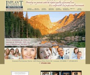 Find a dental implant dentist in Fort Collins-Loveland Region. See photographs   of dental implants and learn about dental implant surgery.