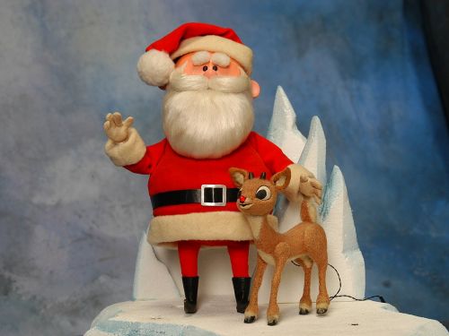 All the other reindeer make fun of his bright red nose!  Dennis R. Shealy    Rudolph the red-nosed reindeer and Hermey the elf are simple misfits in Santa's 