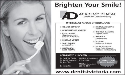 BC Dental Association  Victoria V8W 1M8  Fillings & extractions at reduced   fees; Emergency dental care for any school aged child or younger who is without 