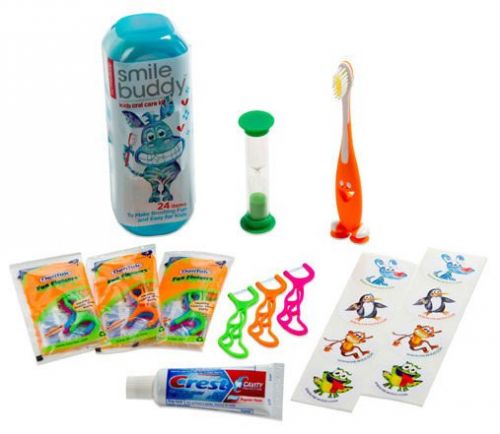 Twooth Time is a dental care kit for kids to teach them good dental hygiene and   prevent tooth decay .