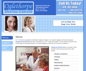 At Oglethorpe Dental Center located in Macon, Georgia, our mission is to   coordinate our dental services to the individual needs of each patient.