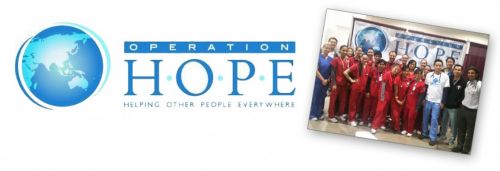 Operation H.O.P.E., Inc, Las Vegas, NV.  Through our HOPE medical and   dental clinics, volunteer health care professionals and Patient Advocates are 