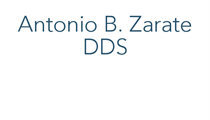 Antonio B. Zarate DDS